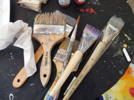 pinceaux, brushes